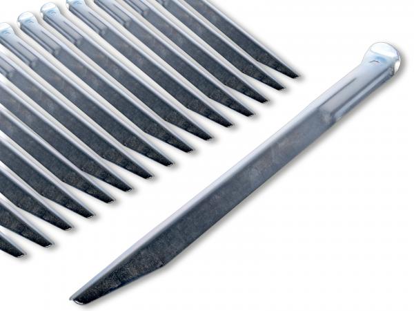 Bodenanker Sandhering Erdnagel Zelthering Zeltnagel 29cm 519 Zelt-Hering Stahl Zeltpflog